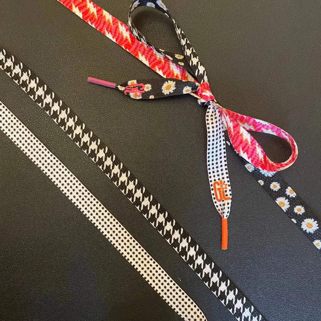 PACK DE 2 CORDONES - GL THUNDER Y MARGARITAS-PATA DE GALLO